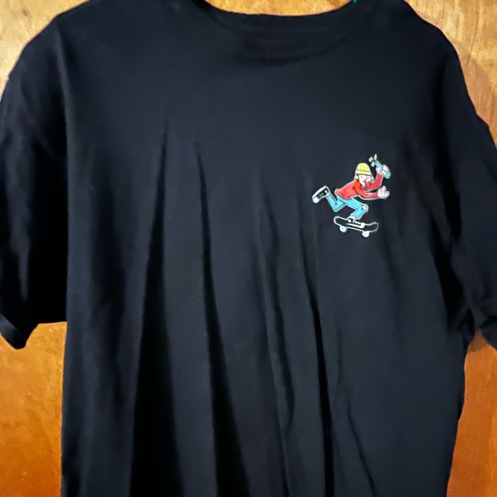 Empyre Black short Sleeve Tee with Skater Graphic